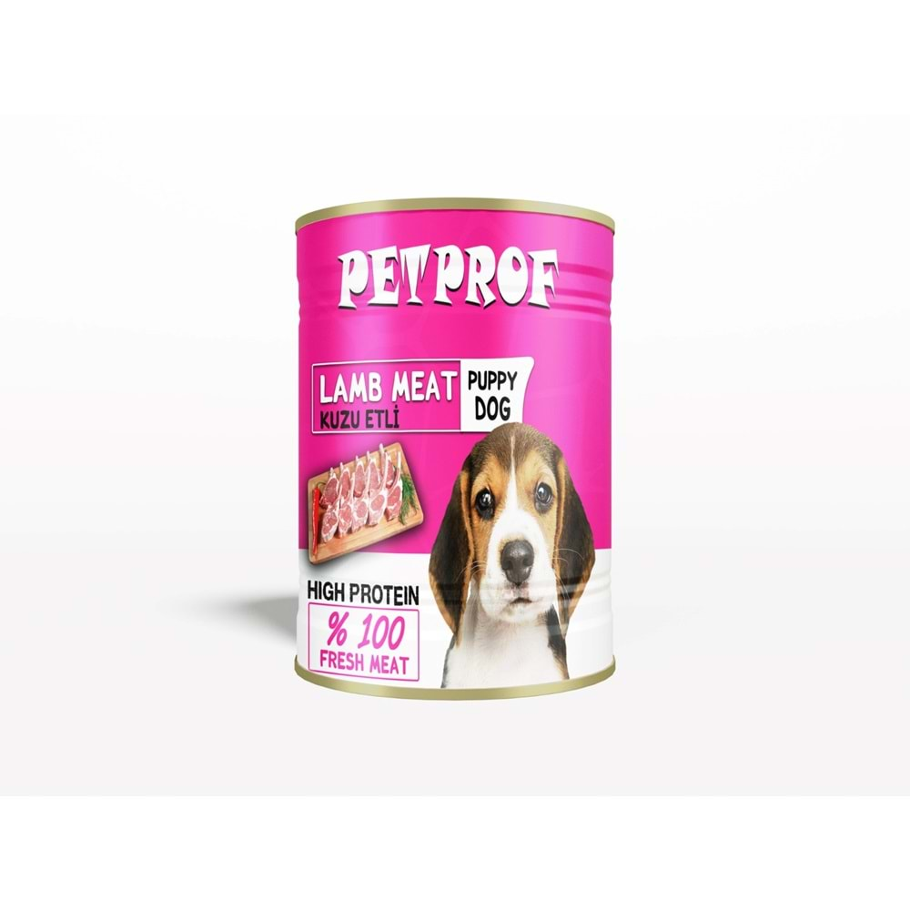 PET PROF KUZU ETLİ YAVRU KÖPEK KONSERVE 400 GR