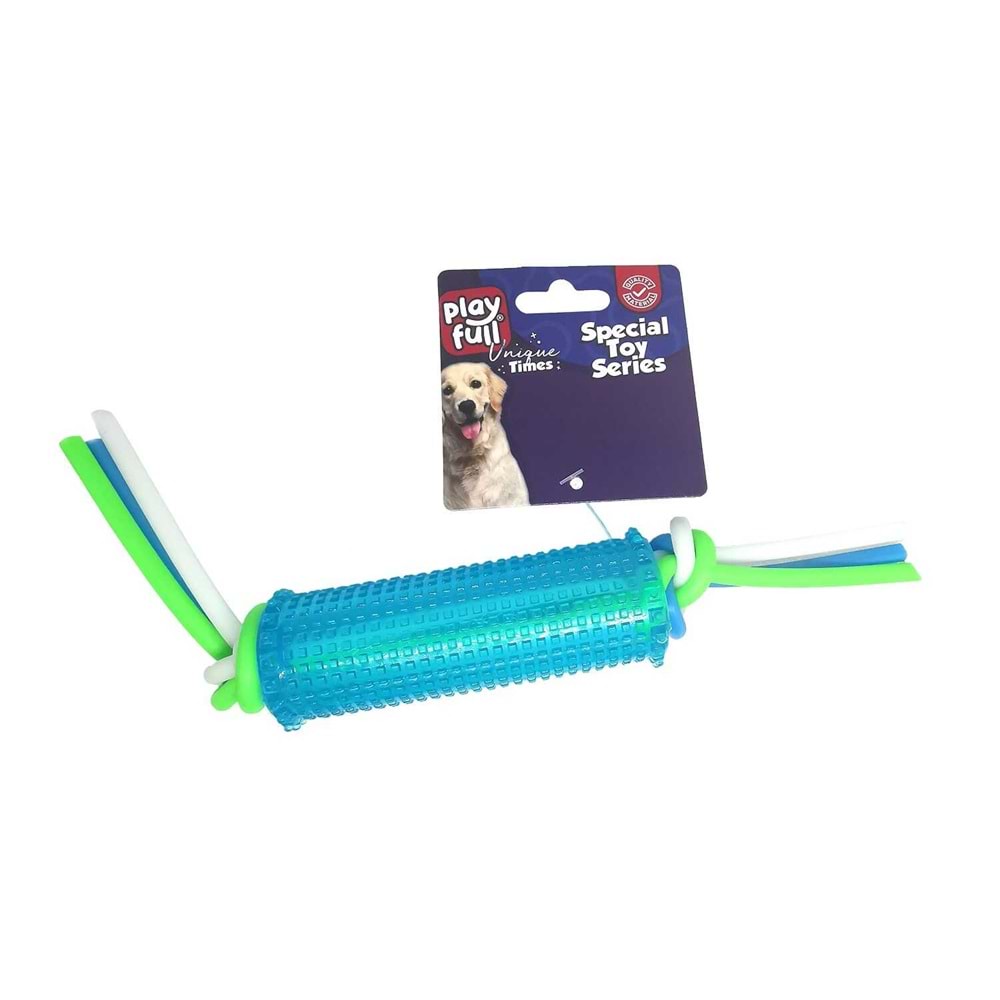 PF-4011-Playfull Düğümlü Plastik Çiğneme Köpek Oyuncağı 15 Cm