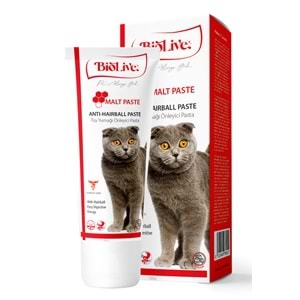 Biolive AntiHairBall Kediler İçin Tüy Yumağı Önleyici Paste 100gr