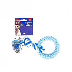 PF-4051-Playfull Plastik ve İpli Köpek Oyuncağı 18 Cm